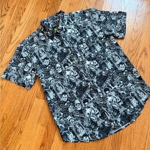 RSVLTS Monsters Button Down Shirt